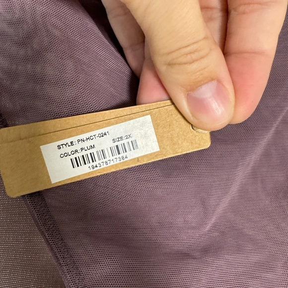 SKIMS High Waisted Plum Mesh Size 2x NWT - Picture 5 of 6
